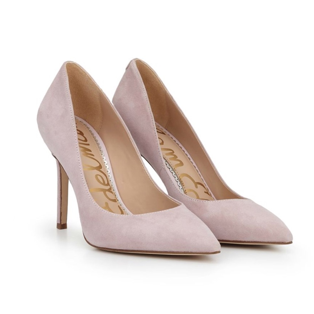 Sam Edelman Hazel pump in pink suede size 7